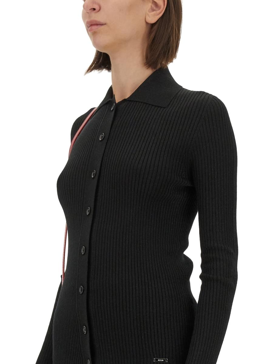Kiton Women Ribbed Sweater. KITON