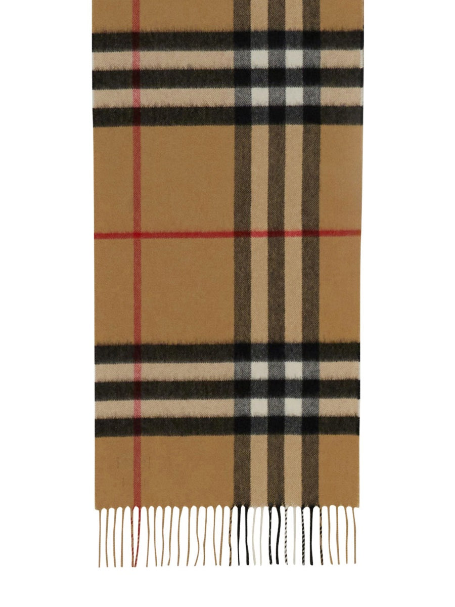 Burberry Women Sciarpa In Cashmere Check BURBERRY