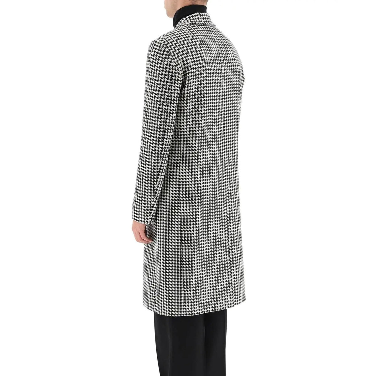 Alexander Mcqueen Pied-De-Poule Wool Coat Men ALEXANDER MCQUEEN