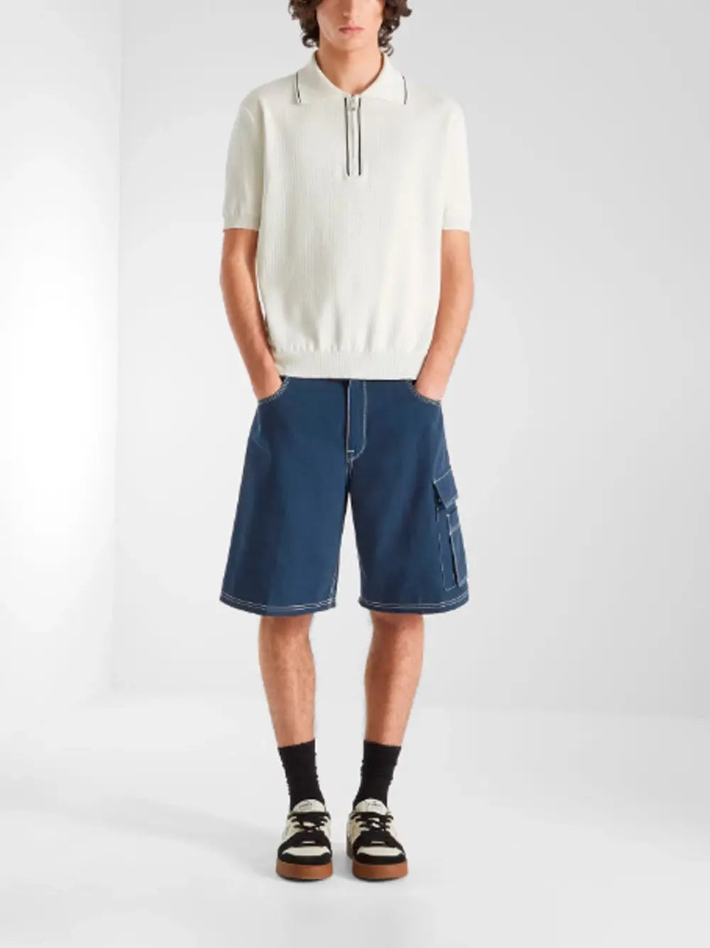 Fendi Men Polo Zip FENDI
