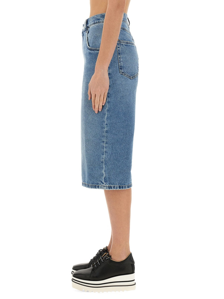 Stella Mccartney Women Denim Bermuda Shorts STELLA MCCARTNEY