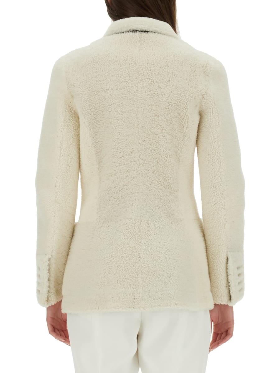 Alexander Mcqueen Women Double Breasted Coat ALEXANDER MCQUEEN