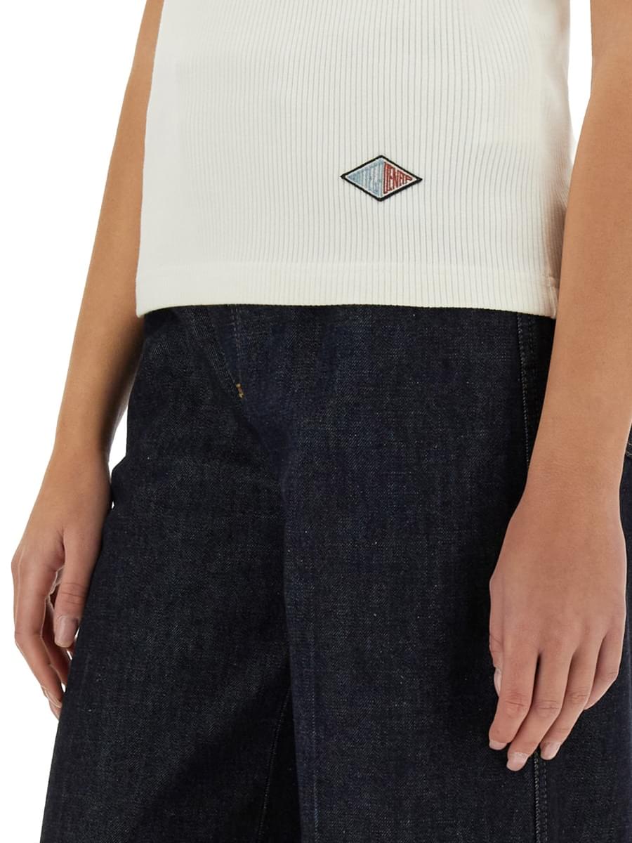 Bottega Veneta Women Ribbed Cotton Jersey Top BOTTEGA VENETA
