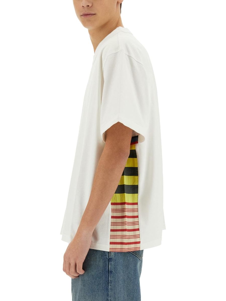 Bottega Veneta Men Checkered T-Shirt Made Of Soft Cotton Jersey BOTTEGA VENETA