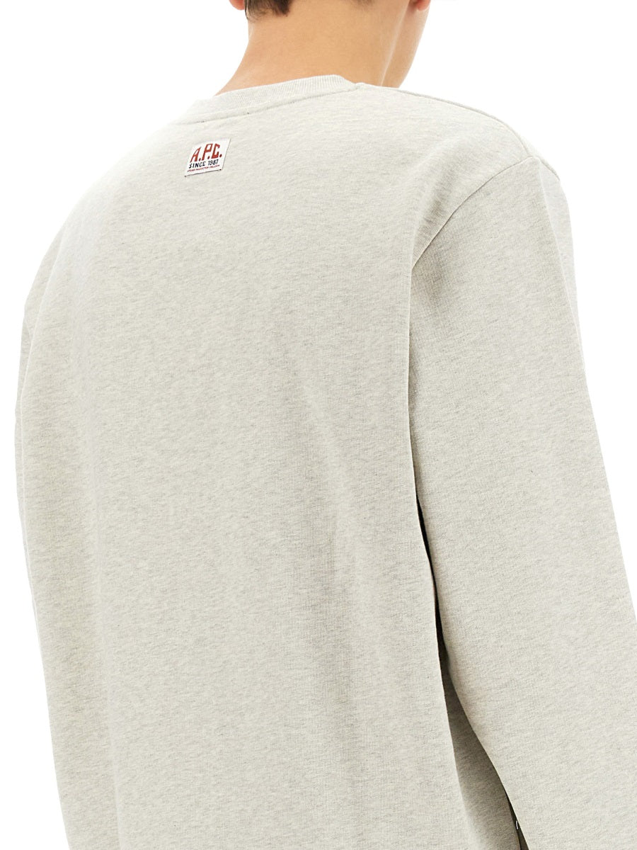 A.P.C. Men Sweatshirt With Logo A.P.C.