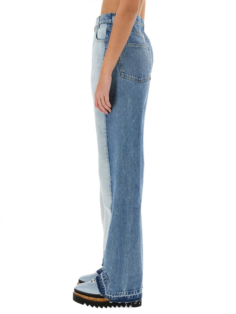Stella Mccartney Women Straight-Leg Jeans With Contrasting Panels STELLA MCCARTNEY