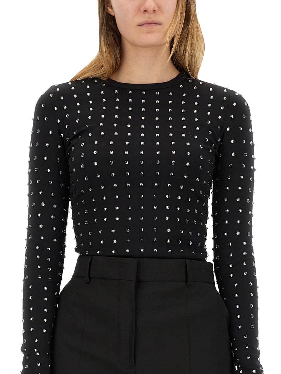 Sportmax Women "Negus" Top With Crystals SPORTMAX