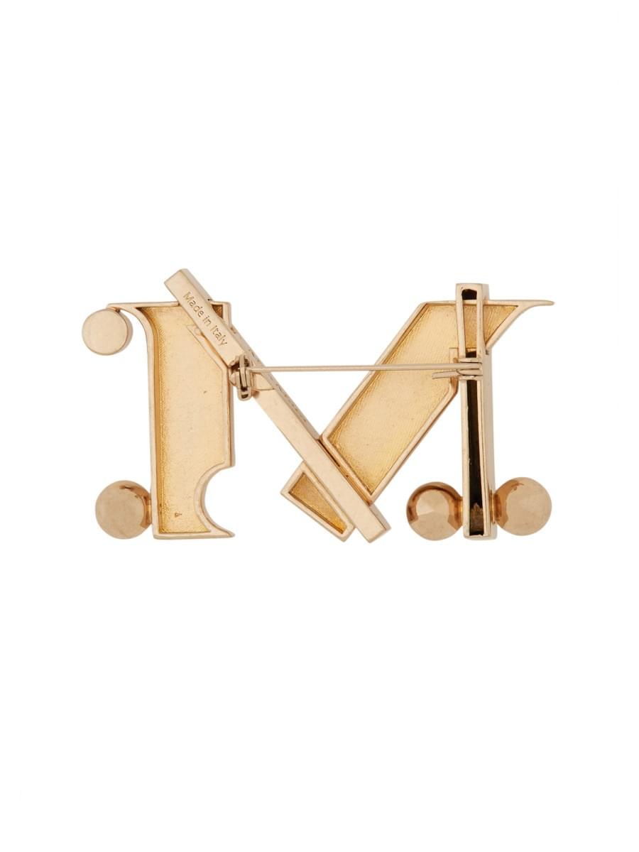 Max Mara Women Monogram Brooch MAX MARA