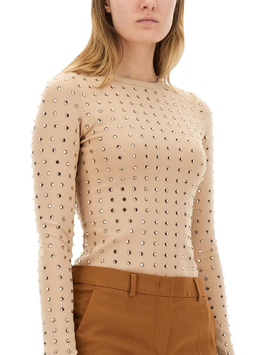 Sportmax Women "Negus" Top With Crystals SPORTMAX