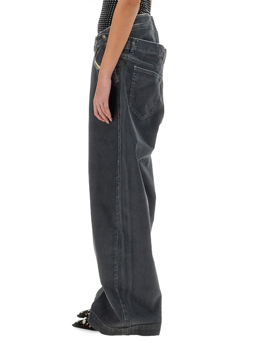 The Attico Women Long Pants "Navy Blue" THE ATTICO