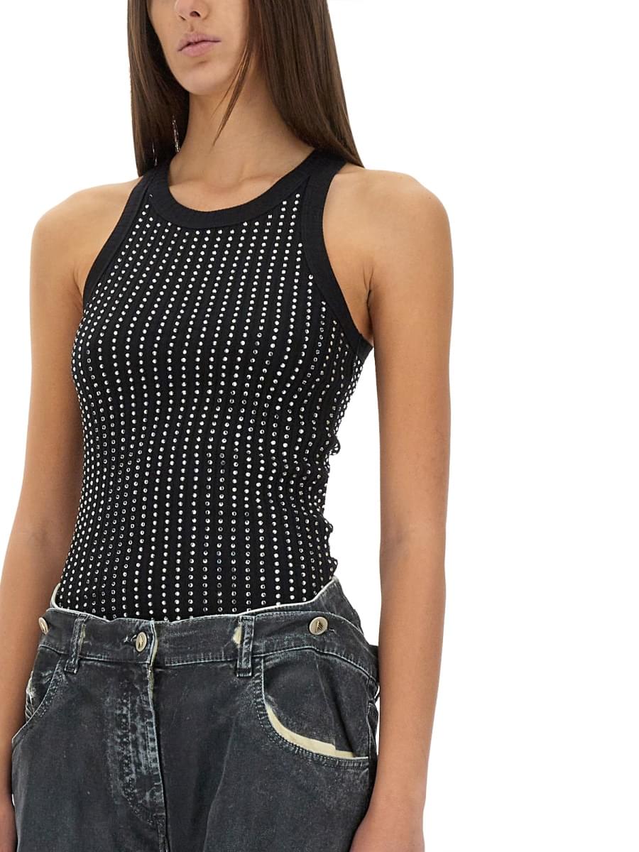 The Attico Women The Attico Women Tank Top "Black" THE ATTICO