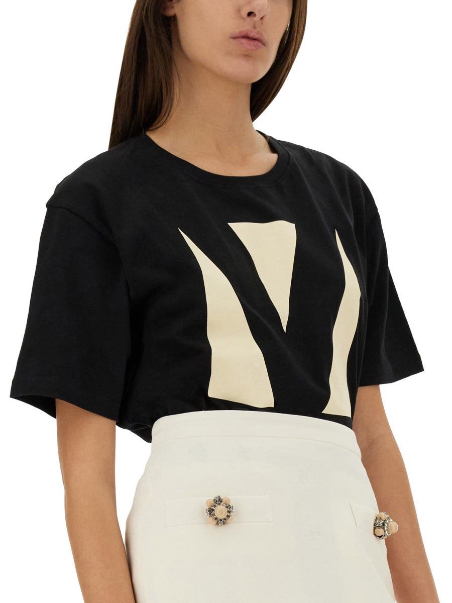 Valentino Women "Chez Valentino" Print T-Shirt VALENTINO