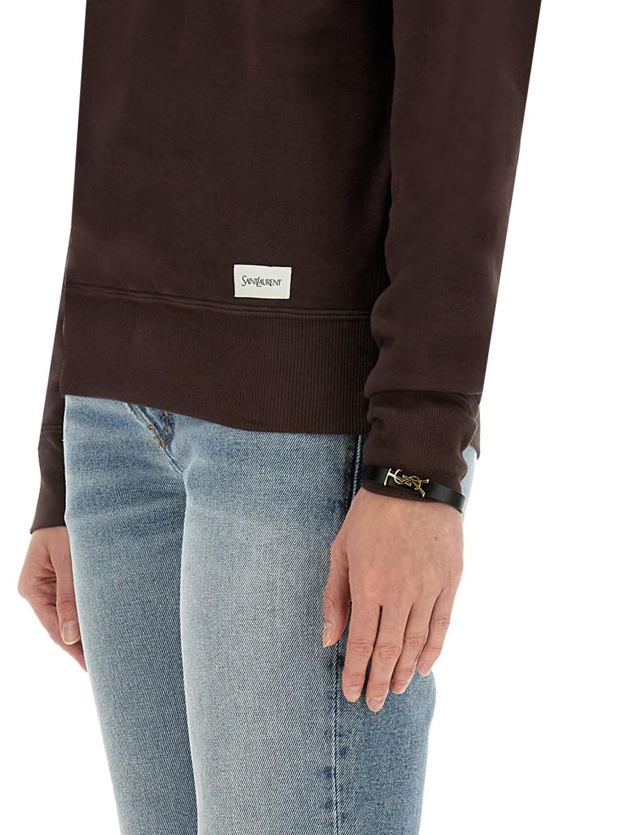 Saint Laurent Women Sweatshirt With Logo SAINT LAURENT