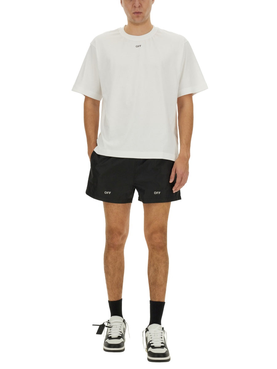 Off-White Men Boxer Swimsuit OFF-WHITE