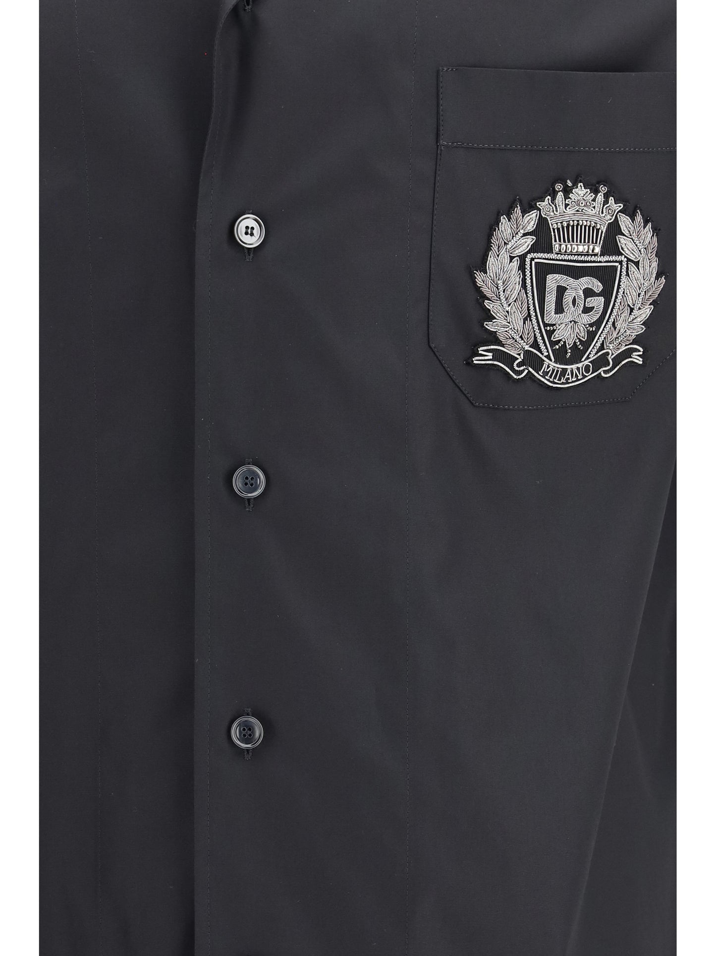 Dolce & Gabbana Men Hawaii Shirt In Cotton Poplin DOLCE & GABBANA