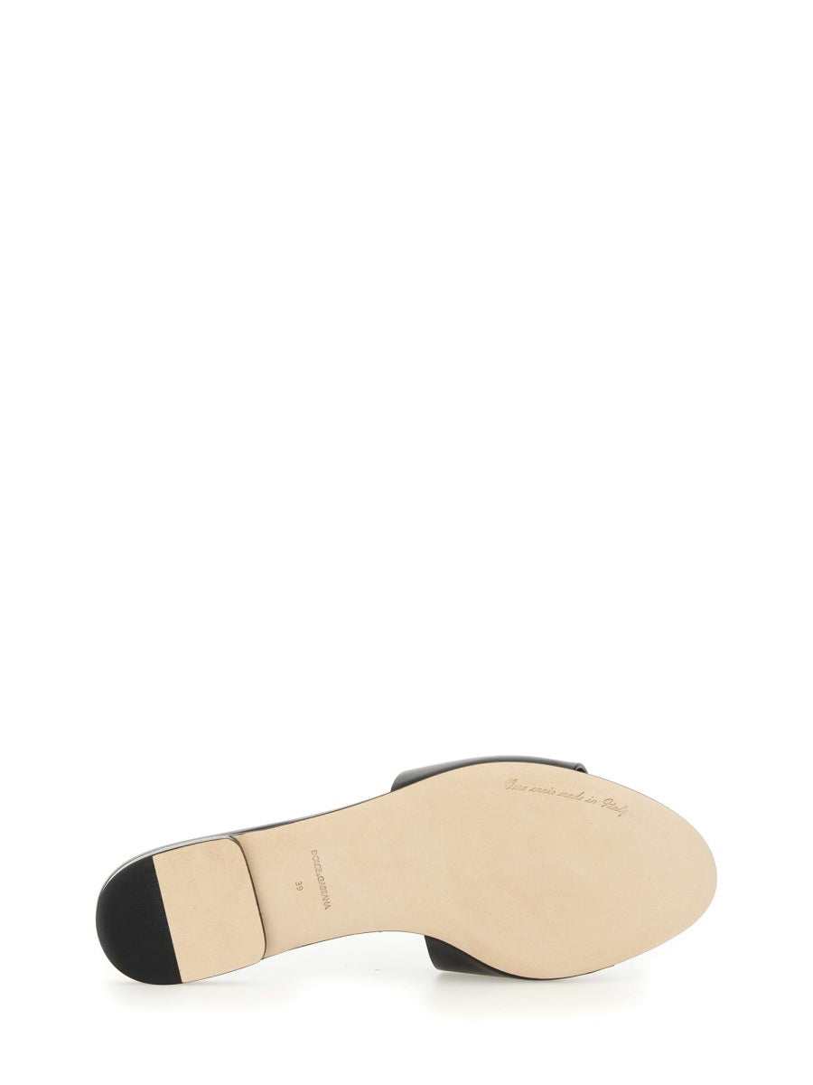 Dolce & Gabbana Women Sandalo Slide Con Logo DOLCE & GABBANA