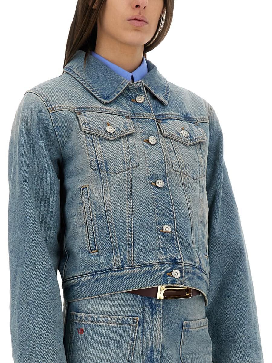 Victoria Beckham Women Padded Denim Jacket VICTORIA BECKHAM