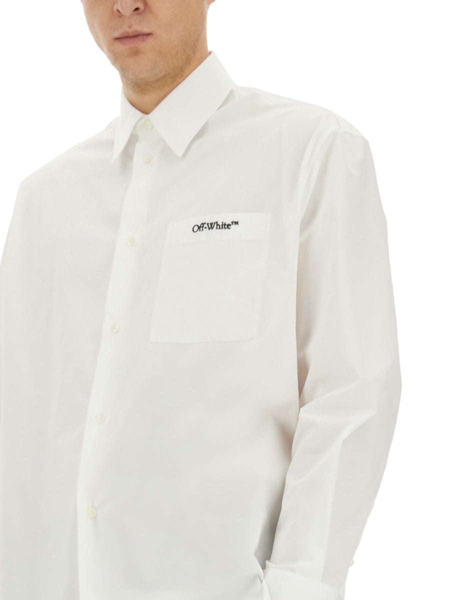 Off-White Men Shirt With Logo OFF-WHITE