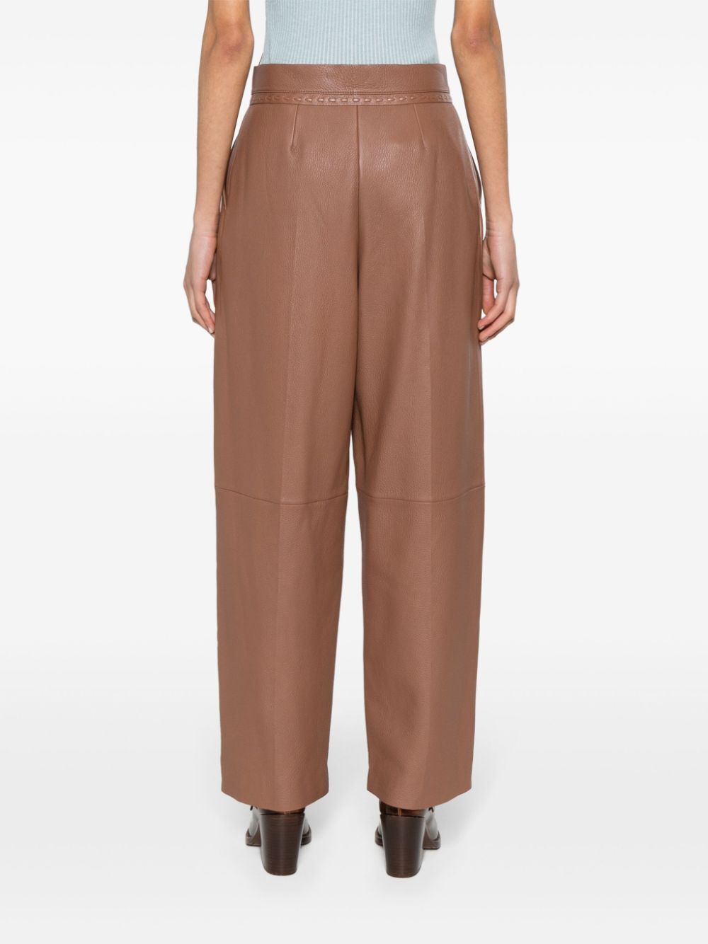 Fendi Women Pantaloni In Pelle FENDI