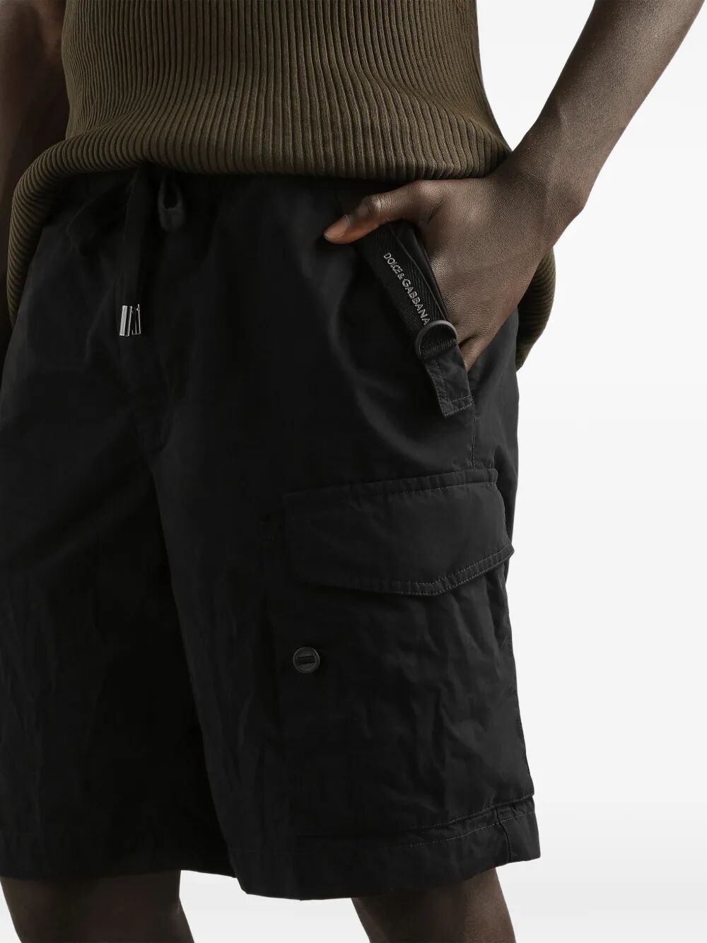 Dolce & Gabbana Men Waxed Faille Bermuda Shorts DOLCE & GABBANA