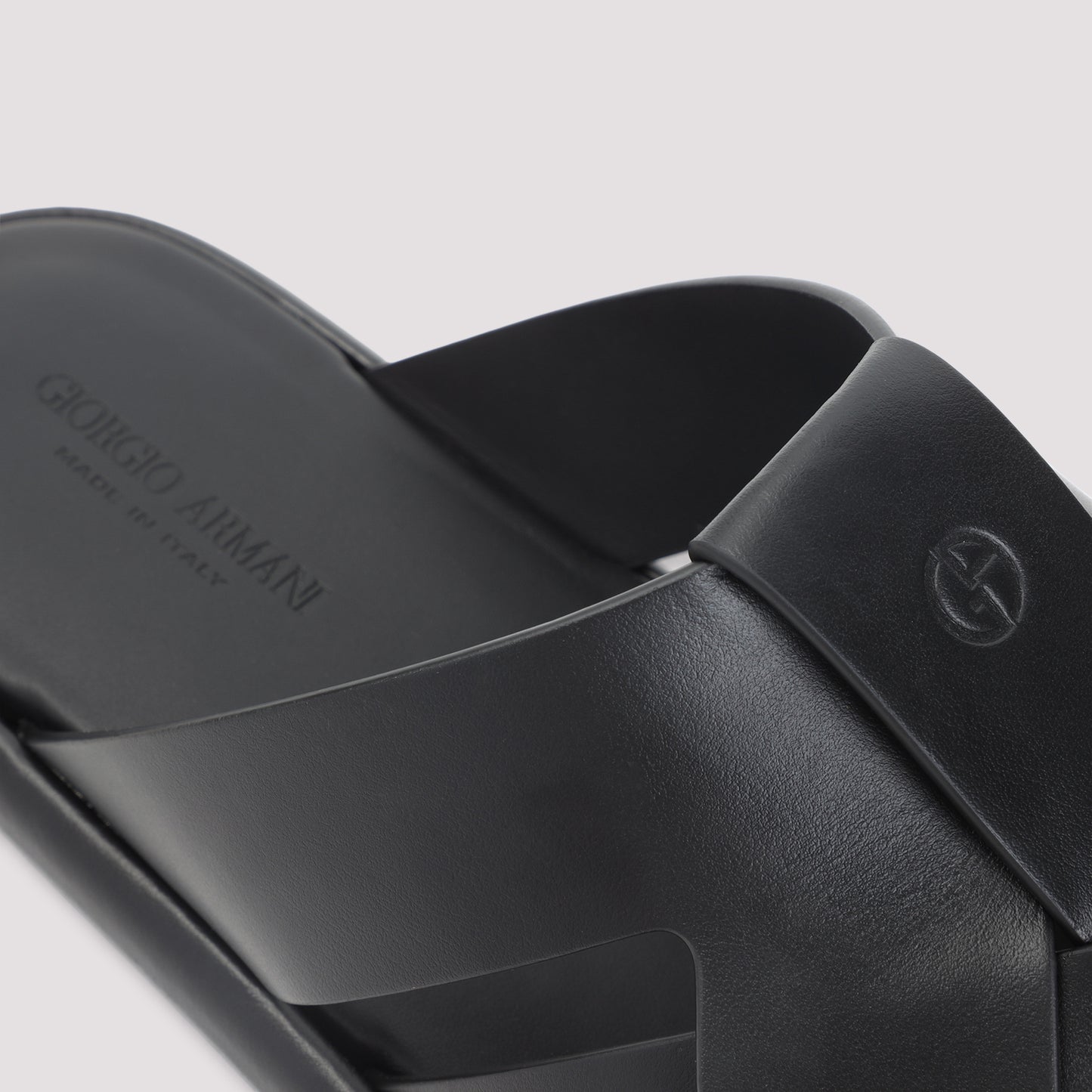 Giorgio Armani Leather Sandals Men GIORGIO ARMANI
