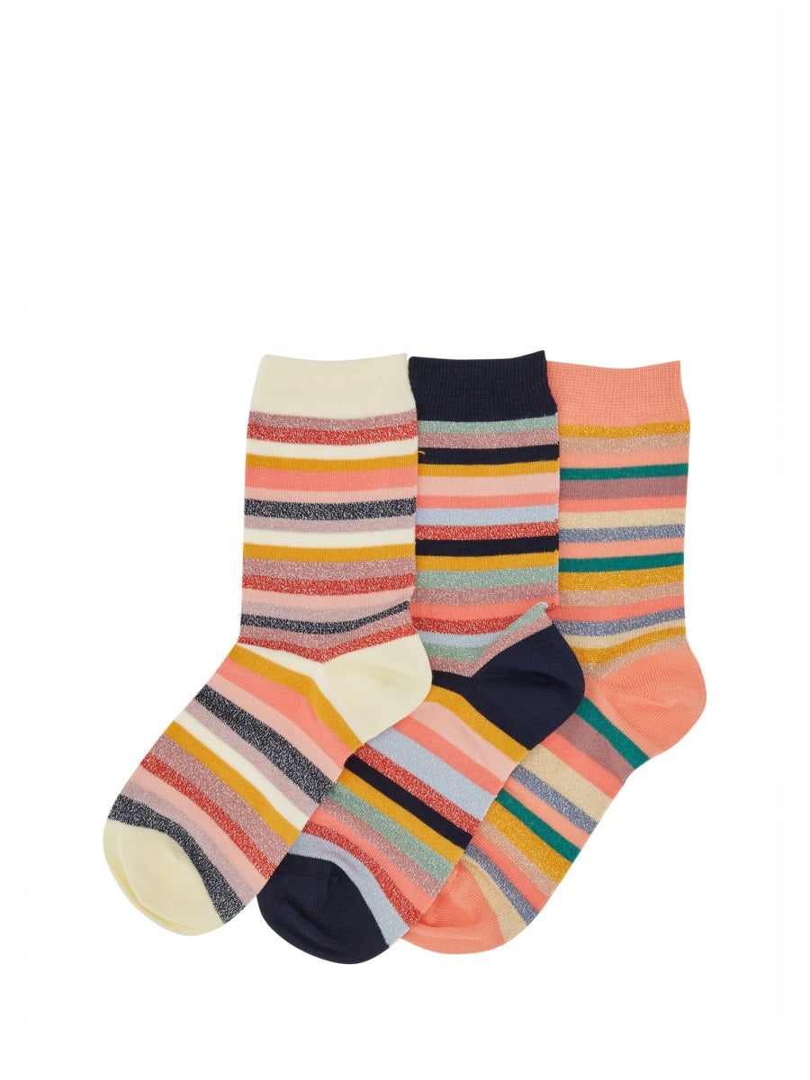 Paul Smith Women Calzini "Signature Stripe" Set Da 3 Paia PAUL SMITH