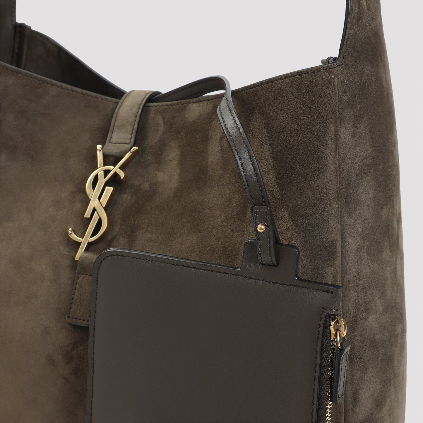 Saint Laurent Le 5 Ã 7 Suede Bag Women SAINT LAURENT