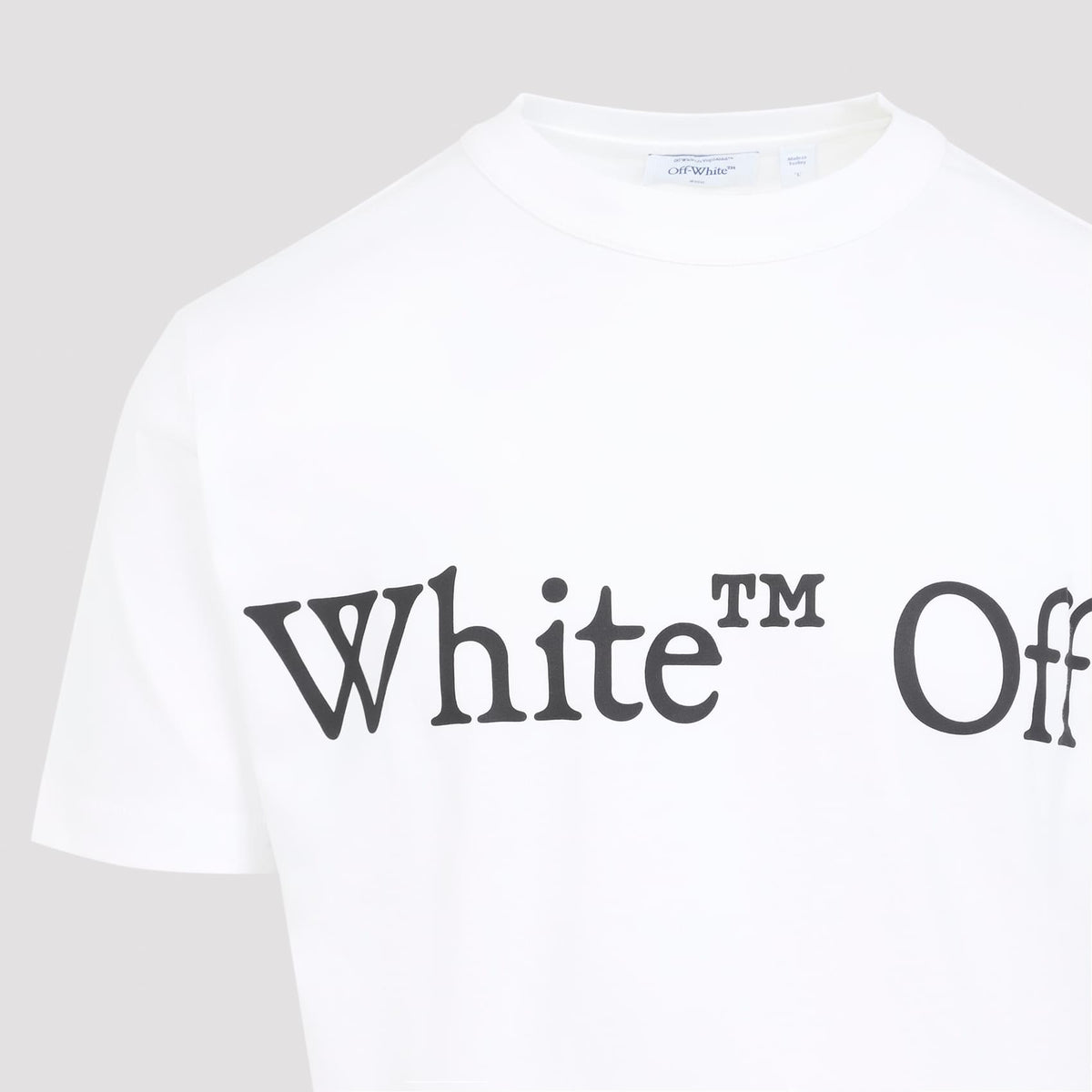 Bookish Scarf Regular S/S Tee Men OFF-WHITE