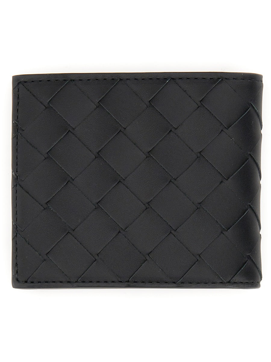 Bottega Veneta Men Portafoglio Bi-Fold In Pelle BOTTEGA VENETA