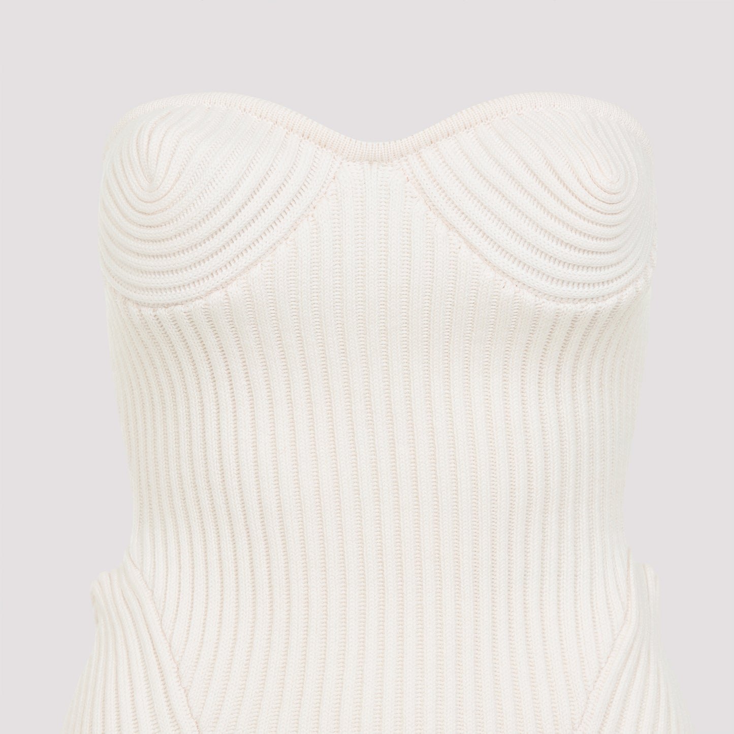 Jean Paul Gaultier Merino Wool Ribbed Stretch Corset Women JEAN PAUL GAULTIER