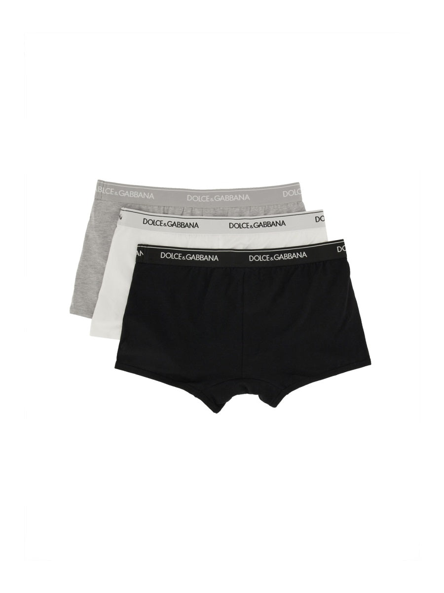 Dolce & Gabbana Men Confezione Da Tre Boxer DOLCE & GABBANA