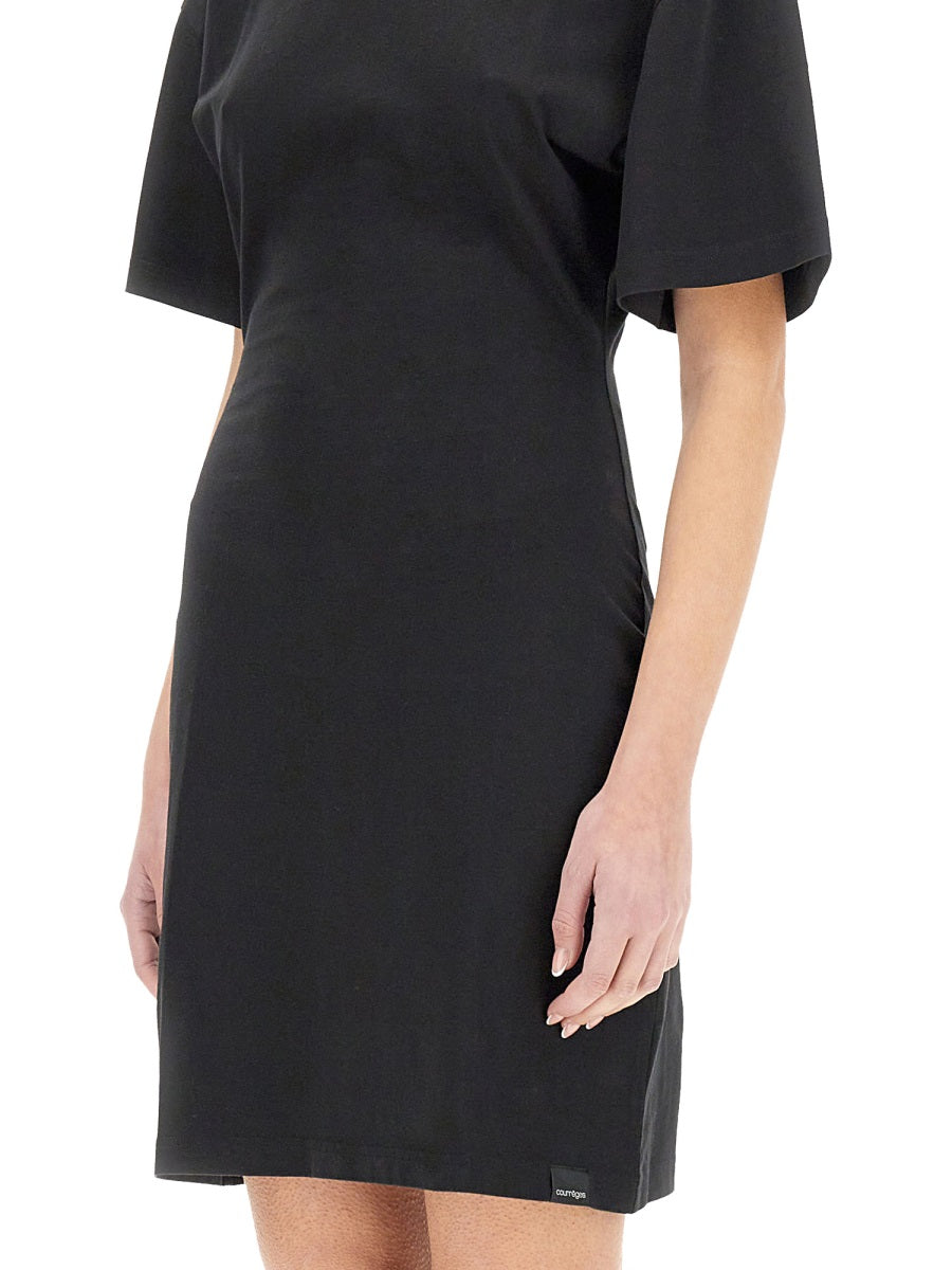Courreges Women Short Cotton Dress COURREGES