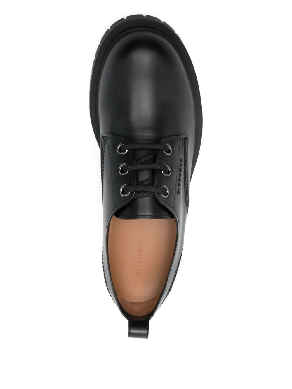 Givenchy Men Brushed Leather Chunky Derbies GIVENCHY