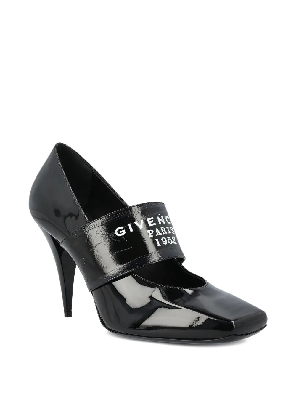 Givenchy Women Décolleté Sliced Square Givenchy Tape In Pelle Verniciata GIVENCHY