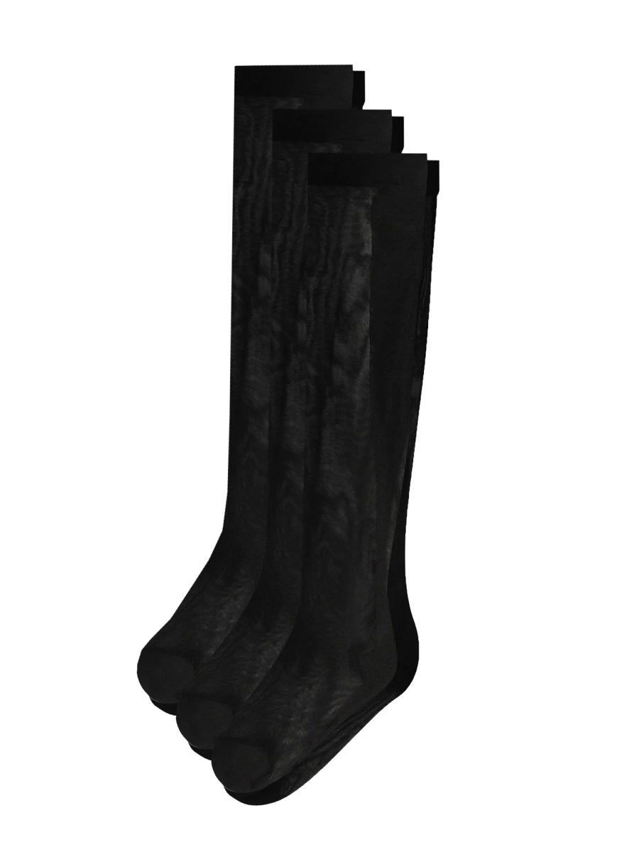 Dolce & Gabbana Women Tripack Calze Con Logo Dg DOLCE & GABBANA