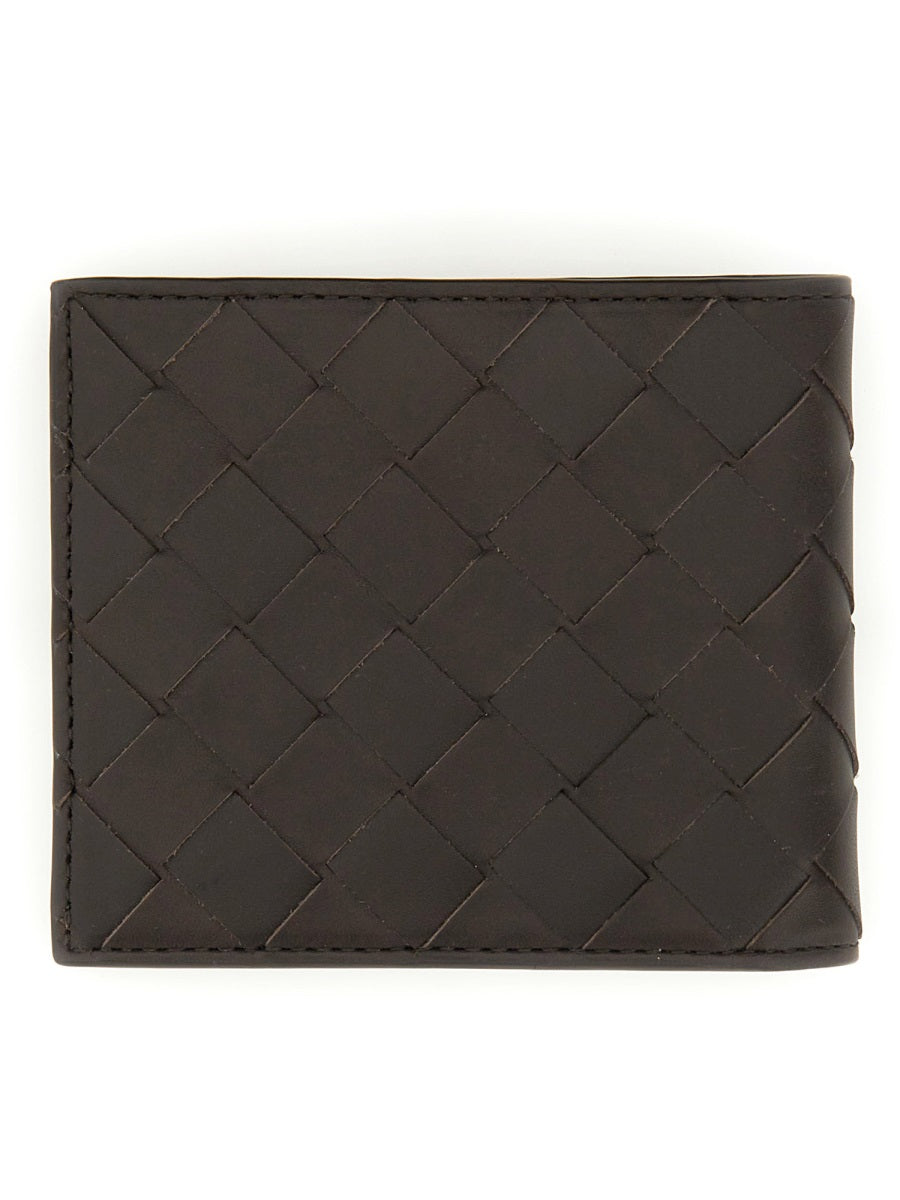 Bottega Veneta Men Portafoglio Bi-Fold Con Motivo Intrecciato BOTTEGA VENETA