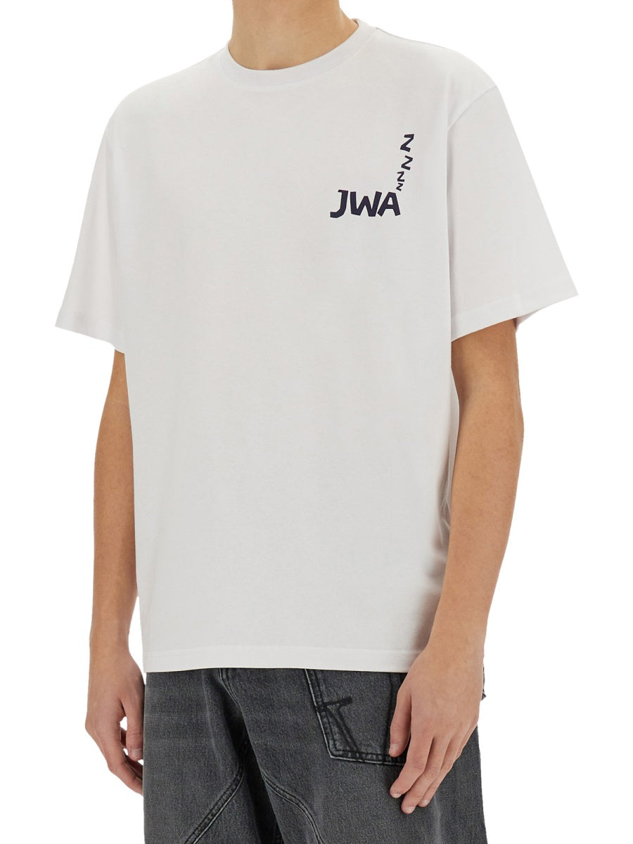 Jw Anderson Men T-Shirt With Logo J.W. ANDERSON