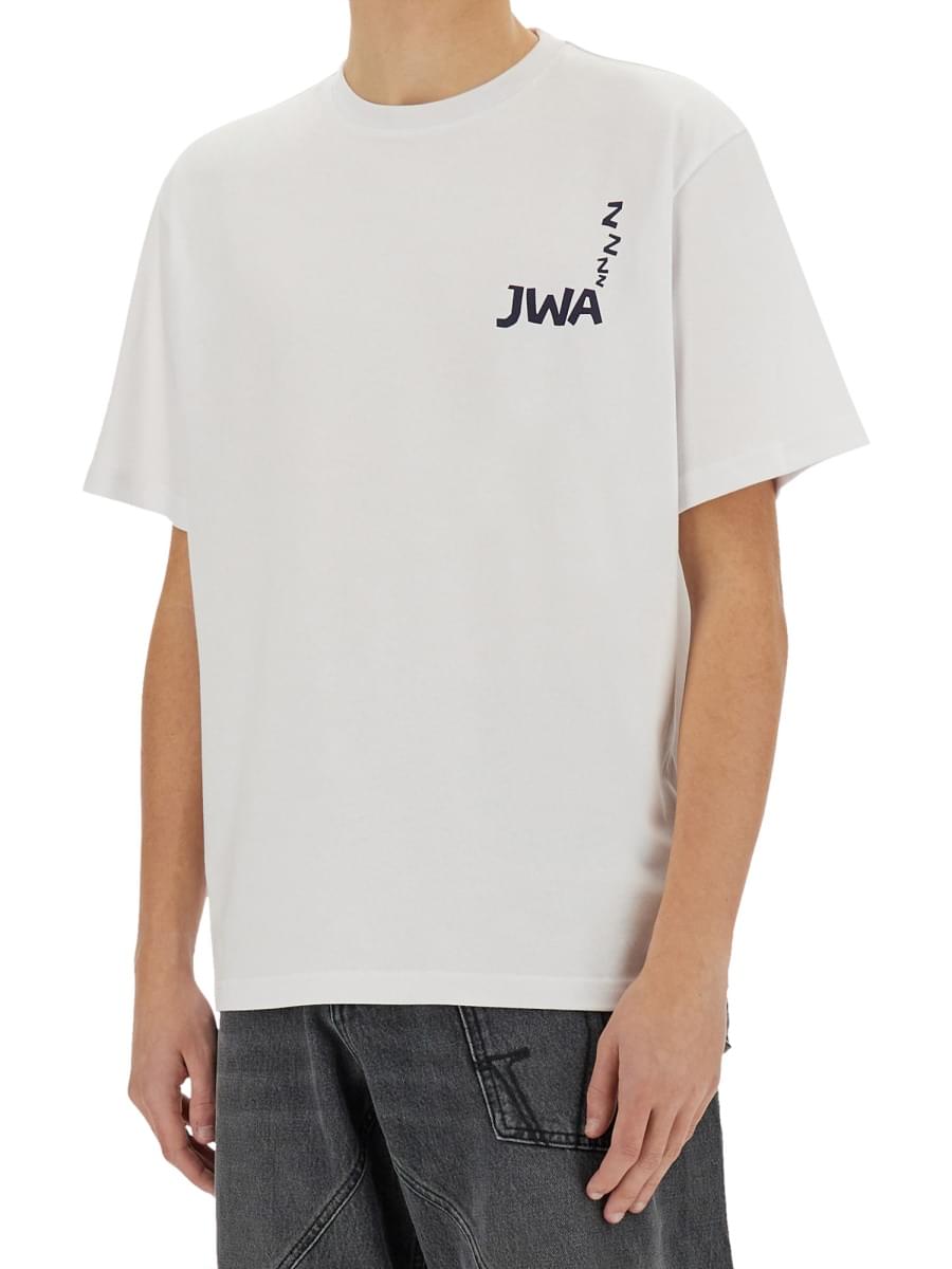 Jw Anderson Men T-Shirt With Logo J.W. ANDERSON