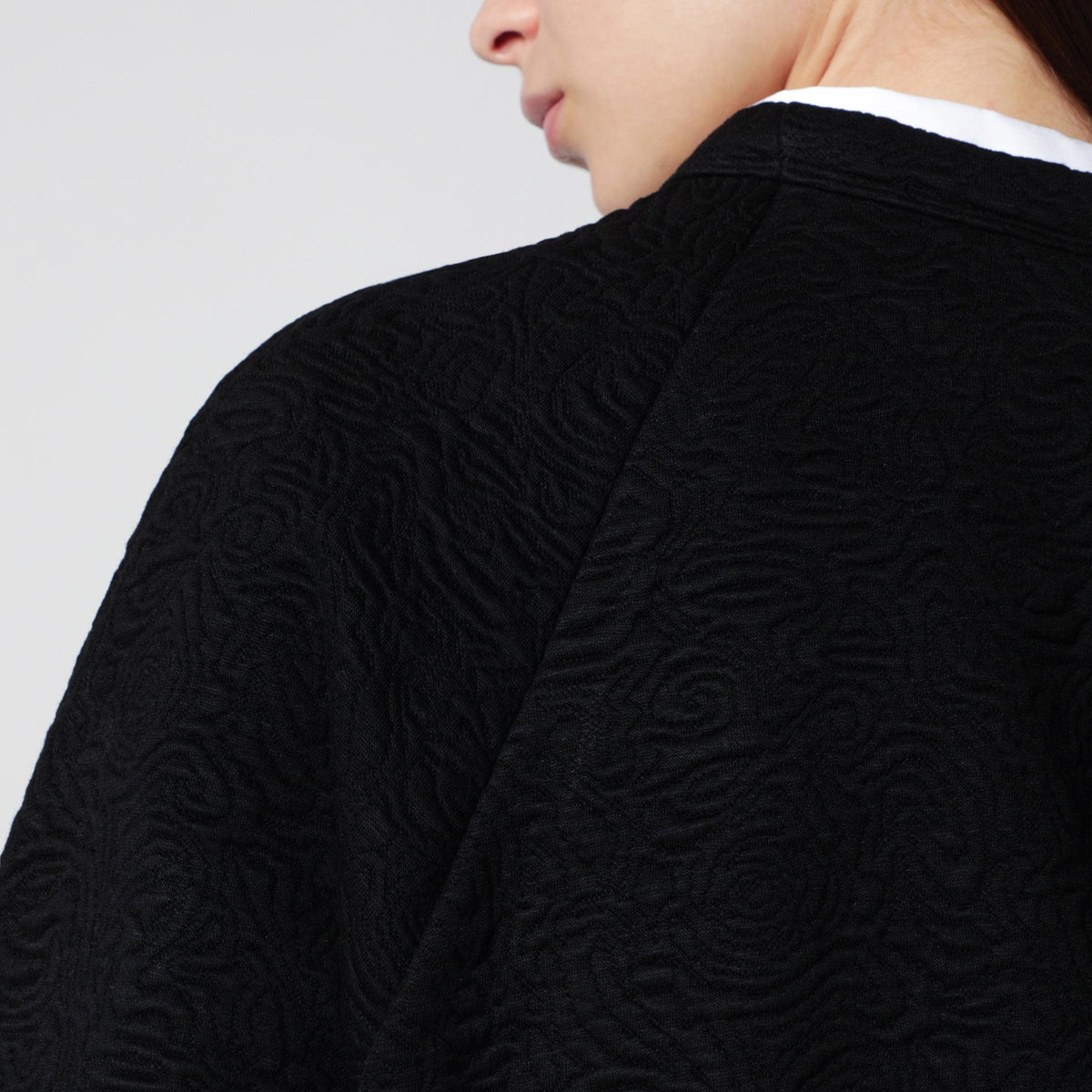 Dries Van Noten Black Viscose-Blend Sweatshirt Women DRIES VAN NOTEN