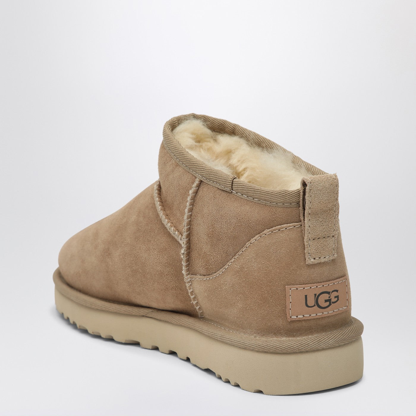 Ugg Classic Ultra Mini Ankle Boots In Sand Women UGG