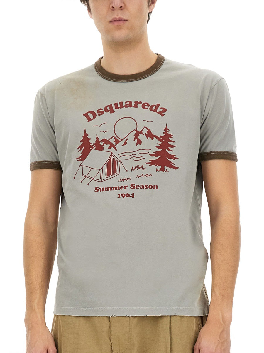 Dsquared2 Men T-Shirt With Print DSQUARED2