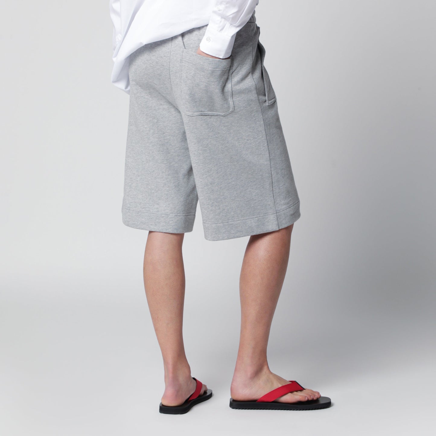 Dries Van Noten Grey Cotton Shorts Women DRIES VAN NOTEN