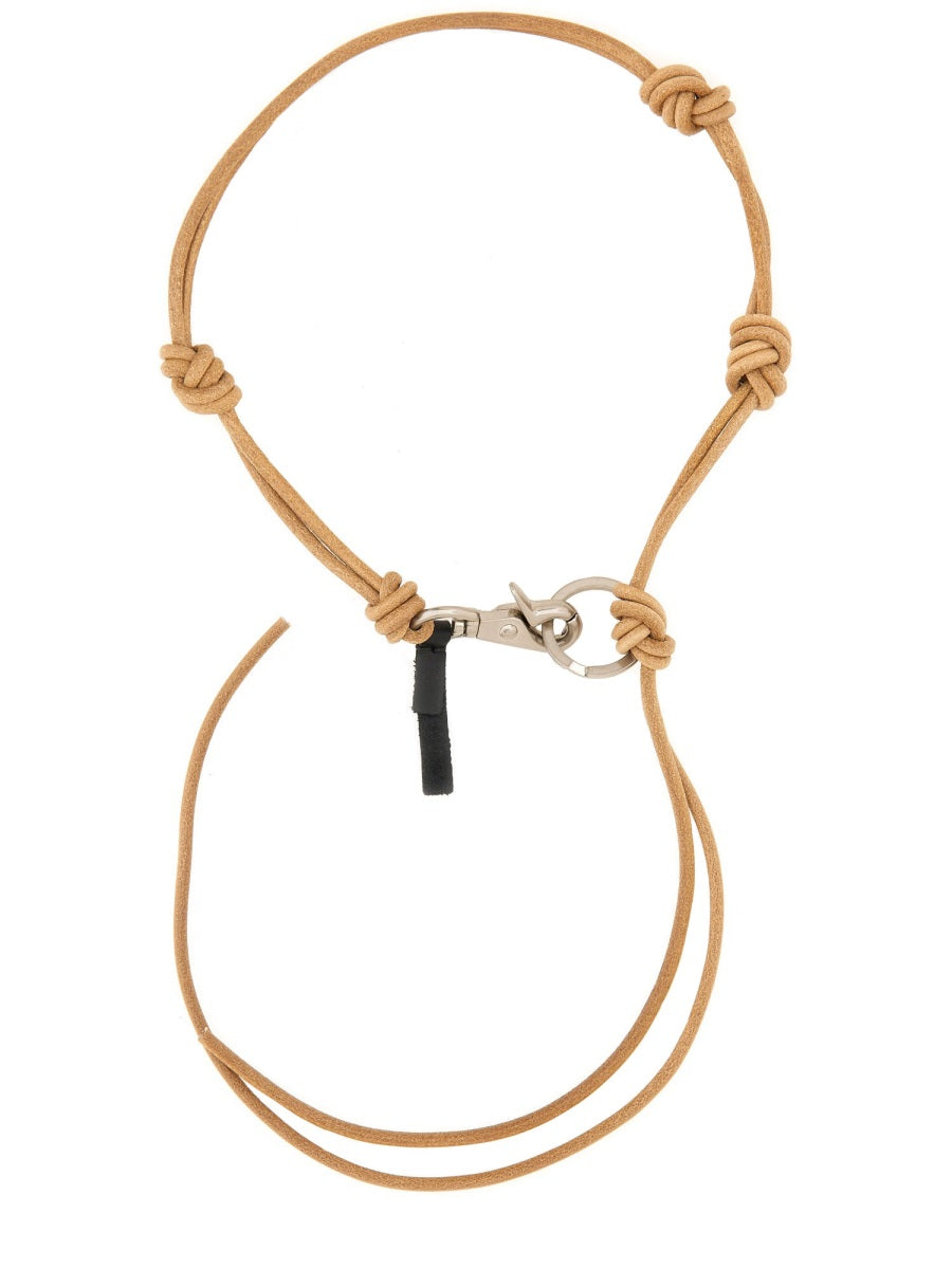 Our Legacy Men Leather Keychain OUR LEGACY