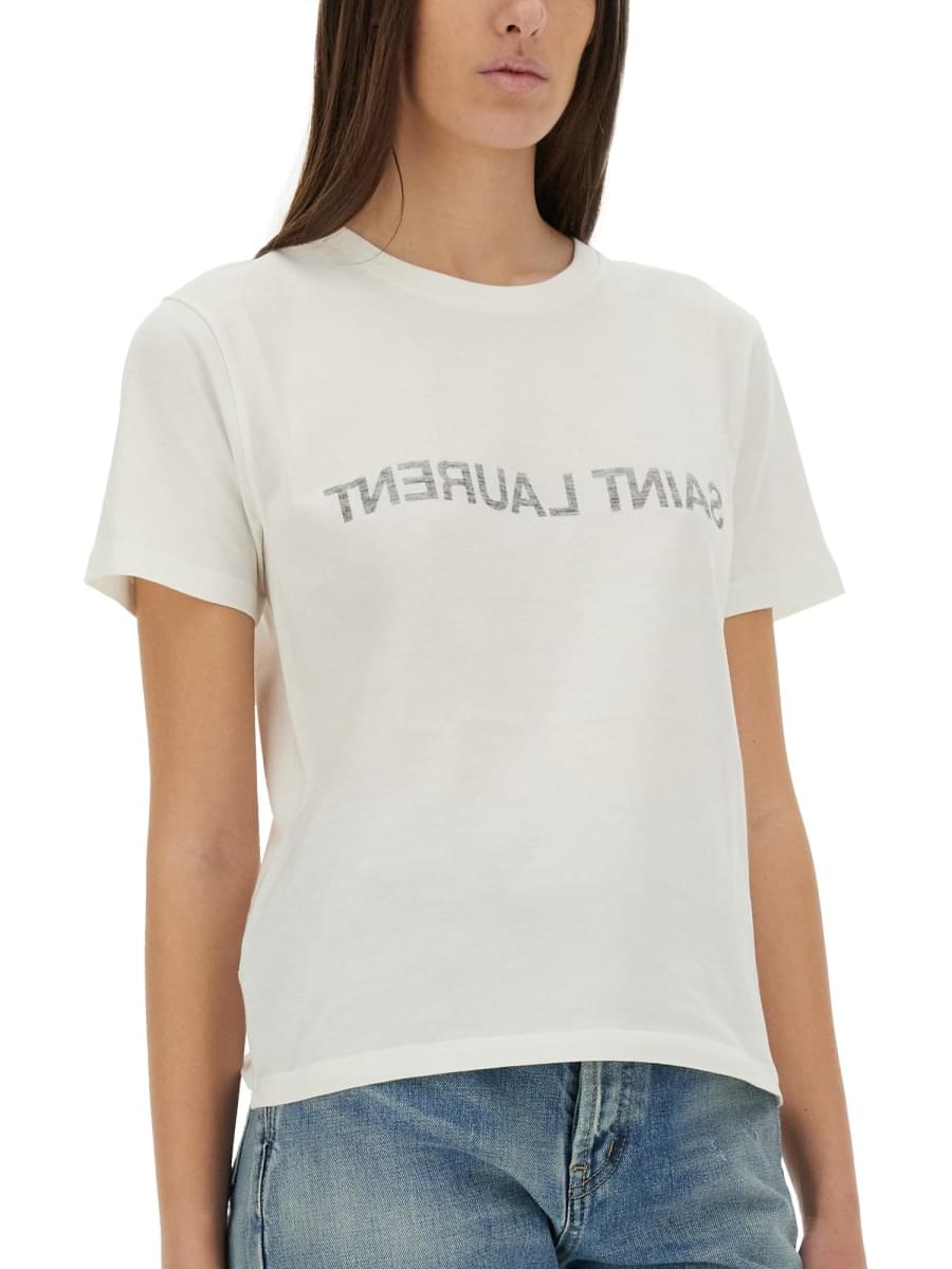 Saint Laurent Women Saint Laurent Reverse T-Shirt SAINT LAURENT