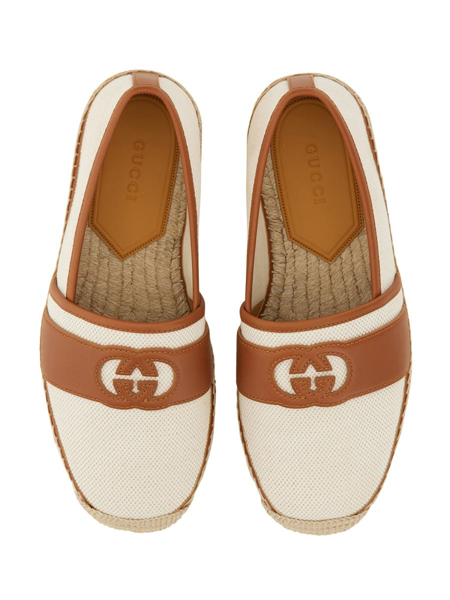 Gucci Men Espadrilles With Cross Gg GUCCI