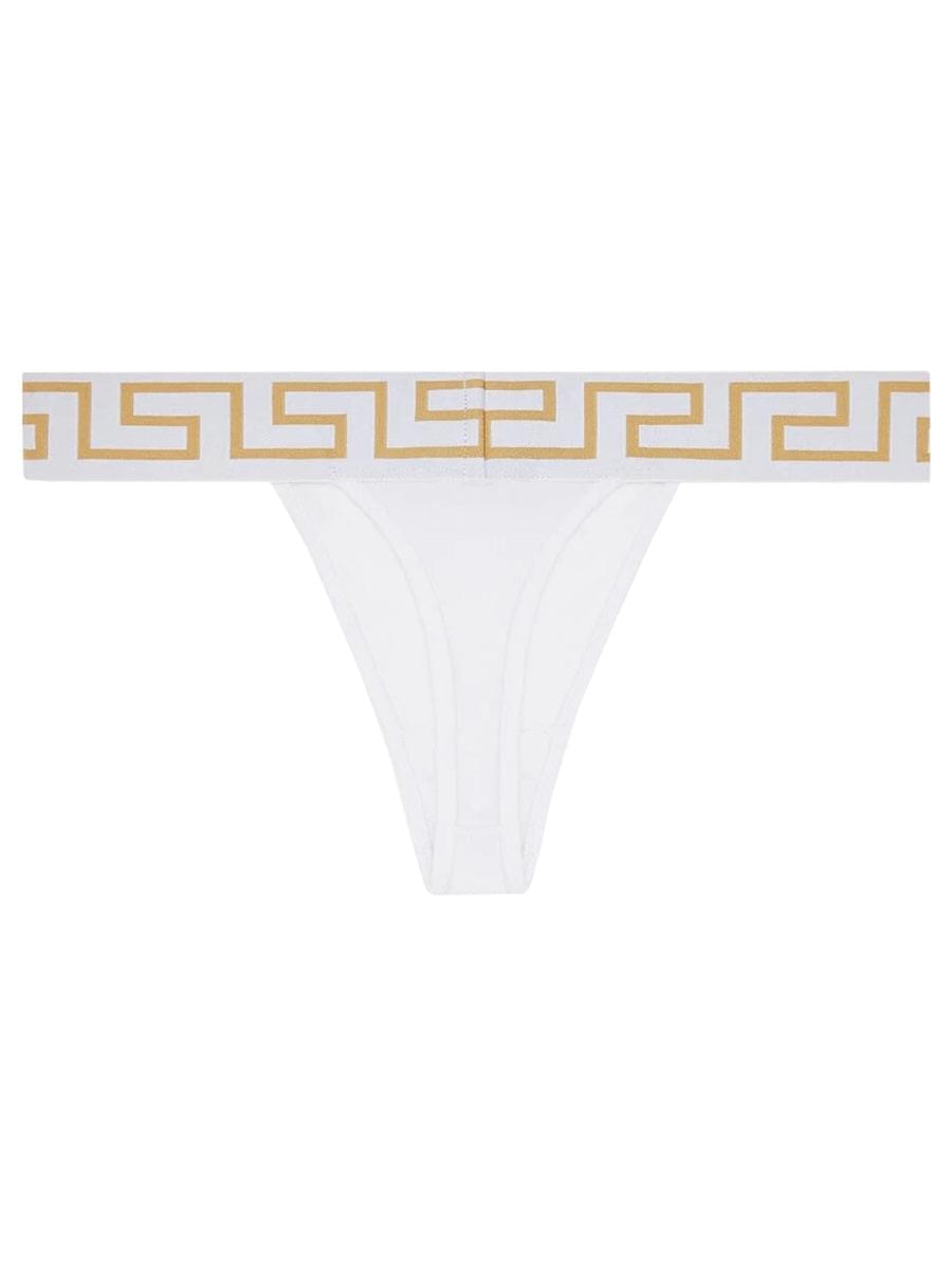 Versace Women Thong With Greek VERSACE
