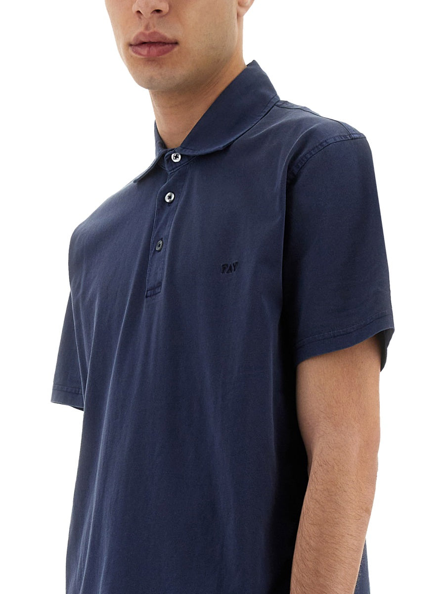Fay Men Jersey Polo. FAY