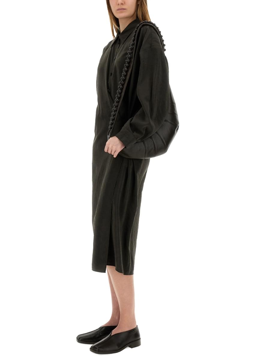 Lemaire Women "Straight Collar Twisted" Dress LEMAIRE