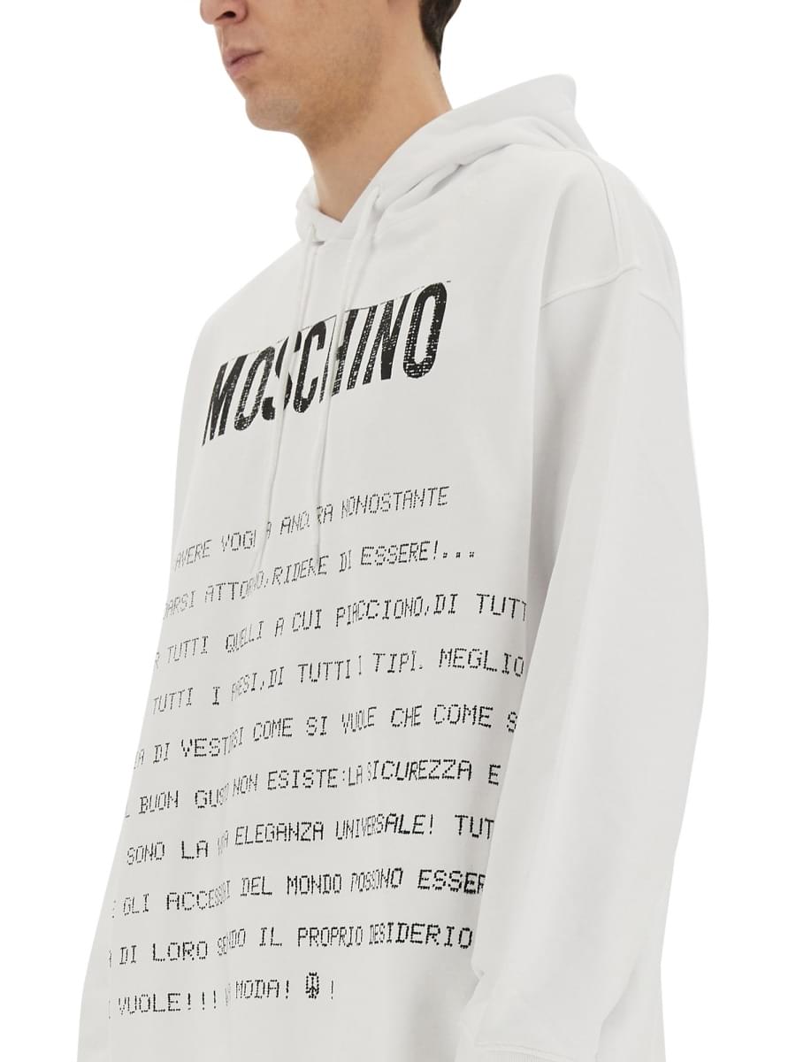 Moschino Men "Archive Message" Hoodie MOSCHINO