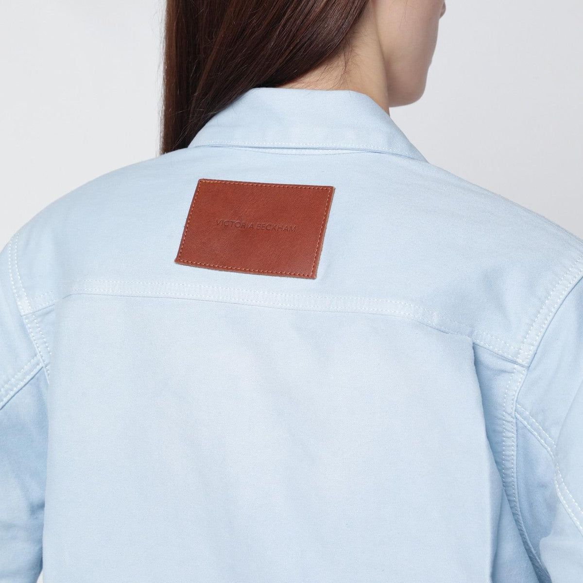 Victoria Beckham Light Blue Denim Jacket Women VICTORIA BECKHAM